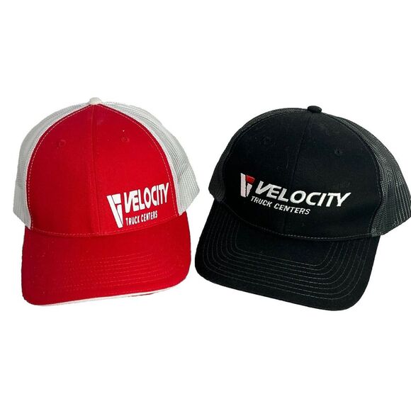 Lot Of 2 Velocity Truck Centers Trucker‎ Hat Adjustable Mesh Cap - Picture 1 of 7
